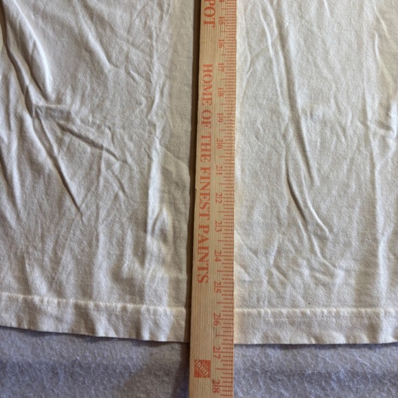 Y2K Planeta Vida Costa Rica Iguana Surfing Graphic T Shirt Men Size L Beige - Picture 6 of 9